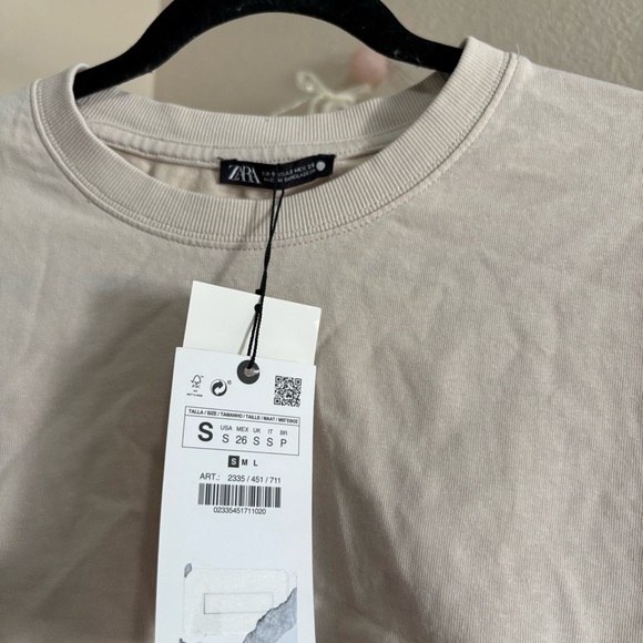 ୨୧ ･ﾟ✧ Zara Crop Shirt NWT - Picture 5 of 5